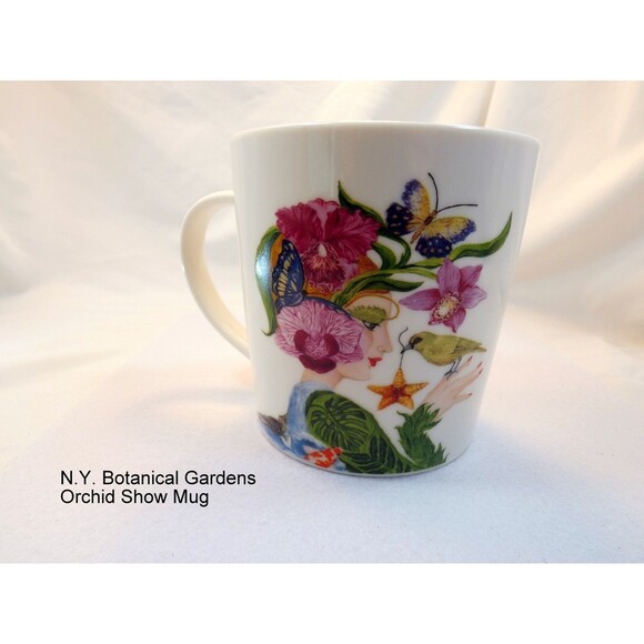 La Flora by Ron Tanovitz Boxed Mug - Decorative Bone China-Gardener-Flower Lover - Picture 2 of 10